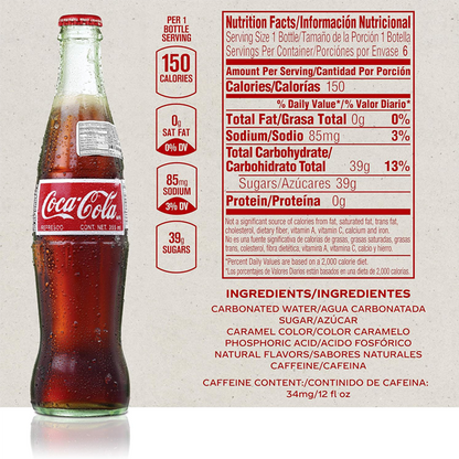 Coca Cola Glass Bottle 355ml